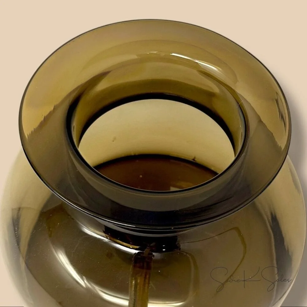 9x10 Smoked Glass Vase Brown‎ – Threshold Studio McGee, Target 2021 NIB